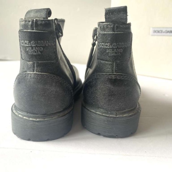 Dolce&Gabbana kids vintage effect ankle boots size EU 22 - Picture 4 of 8